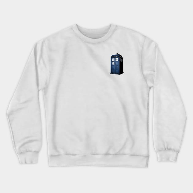 Tardis Crewneck Sweatshirt by agnesewho